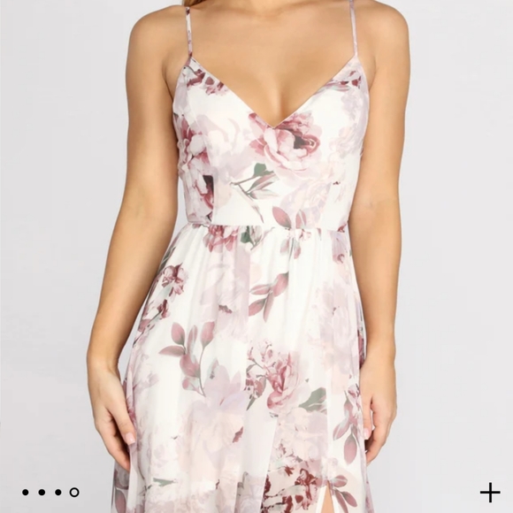 COPY - NWT Windsor Floral Chiffon A-line Dress- L - Picture 5 of 12